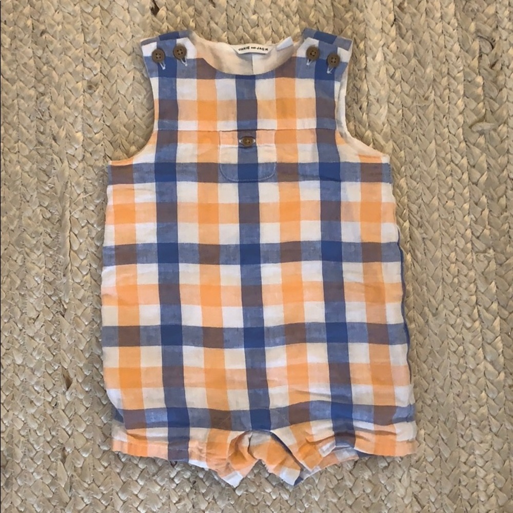 Janie and Jack summer onsie 3 a 6 mo